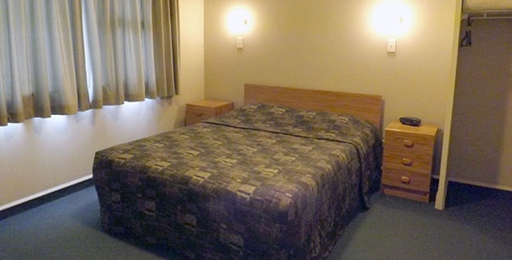 main bedroom has queen-size bed